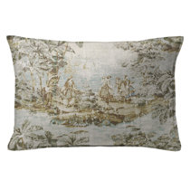 Toile euro pillow sales sham